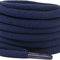 Rahul Enterprises Oval Shoelaces Half Round Shoe Laces Shoelaces (Navy Blue oval 2pair) Shoe Lace-image-27