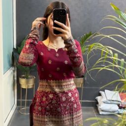 Women Printed Viscose Rayon Straight Kurta-image-11