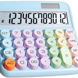 Calculator 12 Digit Large LCD Display Big Button for Office & Kids | Multicolour XL Display 12D Basic Calculator-16