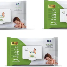 Super Soft Cleansing Wet Baby Wipes With Lid Pack|Aloe Vera Extract | Pack of 3-image-56