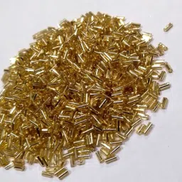 6mm Glass pipe cut seed beads for embroidery , craft and jewellery making (100gm)-16