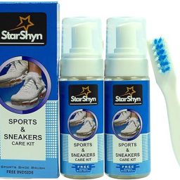 StarShyn Sneaker Cleaning Kit 150ml | Shoe Shampoo + Free Brush for All Shoes | Pack of 2 Cleaner-image-57