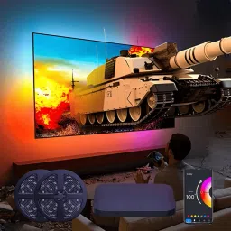 Mitsuko AmbiMotion 2.1 TV Sync Led Backlight HDMI 2.1 Sync Box 4K120Hz (Upto 65 Inch TV)-10