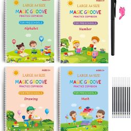 Sank Magic Practice Copybook (4 BOOKS,1 PEN,1 GRIP,10 REFILL) School Set-picture-17