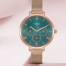 Multifunction Green Dial Analog Watch - For Women TWEL201SMU03-5