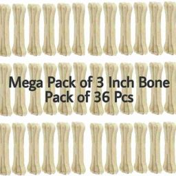 Dog Pet Food Press Bone Calcium & Twisted Chicken Dog Chew 3 Inch Pack of 36 Chicken Dog & Cat Chew-87