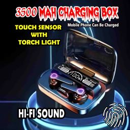 crecro M19 bluetooth earbuds headset wireless earphone 5.3 LED Display M10 Q283 Smart Headphones-image-83