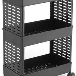 flipkart perfect homes studio KITCHEN RACK Plastic Kitchen Trolley-picture-16