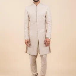 Tasva Woven Design Sherwani Set-picture-43