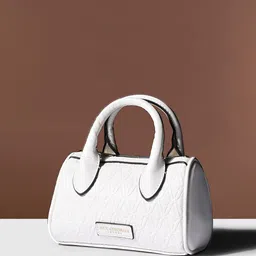 Accessorize Textured Structured Synthetic Leather Handheld Bag image 3