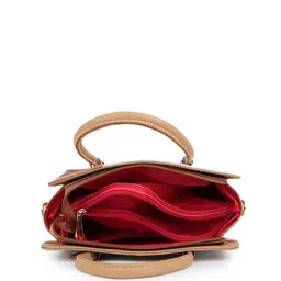 LIKE STYLE Colourblocked Structured Handheld Bag image 3
