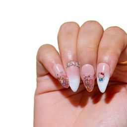 SOEZI Set Of 24 Artificial Press On Nails Kit - Hello Princess-13
