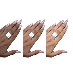 SOEZI Set Of 24 Artificial Press On Nails Kit - Shimmy Time image 5