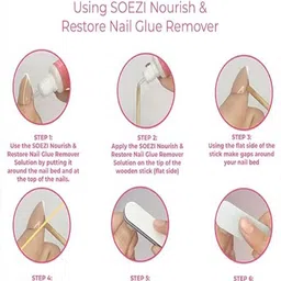 SOEZI Set Of 24 Artificial Press On Nails Kit - Aviana image 4