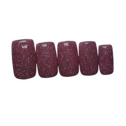 SOEZI Set Of 24 Artificial Press On Nails Kit - Jugnu image 5