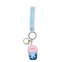 Wonderland Kids Textured Pig Milk Tea Key Chain-image-58