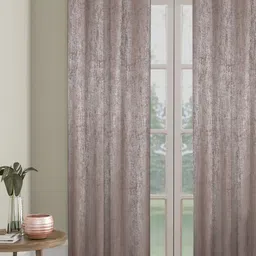 SOKNACK Brown Black Out Door Curtain-image-20