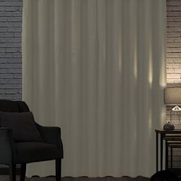 Nefertiti Home Cream 2 Pieces Blackout Door Curtains-image-0