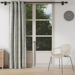 DDecor Grey Floral Room Darkening Door Curtain-image-98