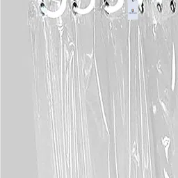 Kuber Industries Transparent Sheer PVC AC Door Curtain-19