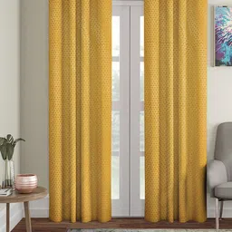 Aura Mustard 2Pcs Long Door Curtain-image-73