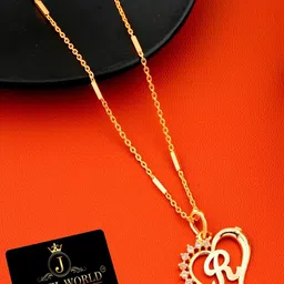 JEWEL WORLD Gold-Plated Necklace-34