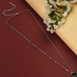 SOHI Silver-Plated & Green Chain-42