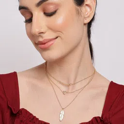 SOHI Gold-Toned Gold-Plated Chain-image-37