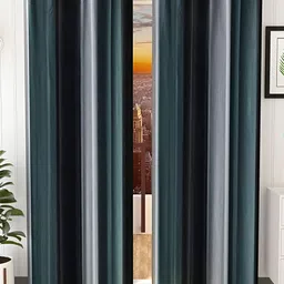 Shopgallery Grey 2 Pieces Room Darkening Window Curtain-42