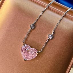 Designs & You Silver-Plated AD-Studded Heart Pendant With Chain-26