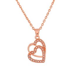 Silvermerc Designs Rose Gold-Plated &  Heart Shaped Pendants with Chains image 3