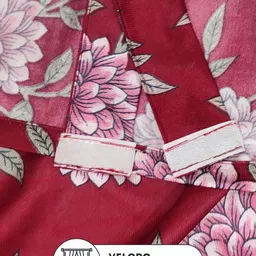 kopa BIANCA Santoro Red & Pink Set of 2 Floral Window Curtain image 5