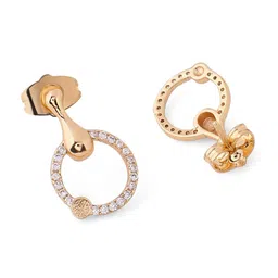 Yellow Chimes Gold Plated Gold Crystal Studded Pendant & Chain Set image 4