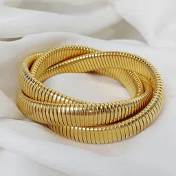 Jewels Galaxy Gold-Plated Wraparound Bracelet-54