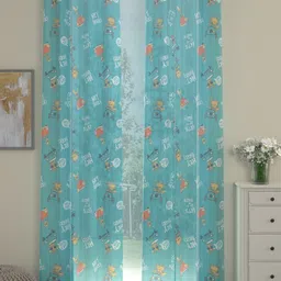 ROSARA HOME Unisex Blue Curtains and Sheers-image-78