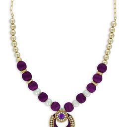 AKSHARA Girls Gold-Plated Beaded Necklace-image-28