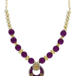AKSHARA Girls Gold-Plated Necklace-picture-9