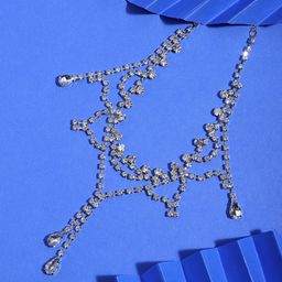 SOHI Silver-Plated Choker Necklace-image-86