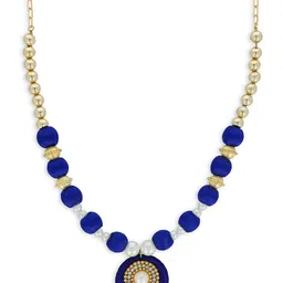 AKSHARA Girls Gold-Plated Handcrafted Necklace-picture-42