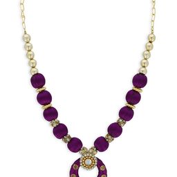 AKSHARA Girls Gold-Plated Beaded Necklace-image-82