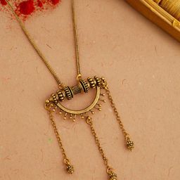 Voylla Gold-Toned Brass Gold-Plated Necklace-picture-38