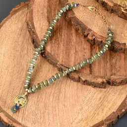 AAKRITI ART CREATIONS Brass-Plated Handcrafted Tribal Necklace-22