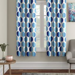 Cortina Blue Set of 2 Window Curtains-image-47