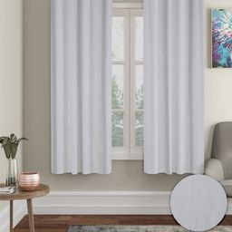 Cortina Grey 2 Pieces Black Out Window Curtains-picture-11