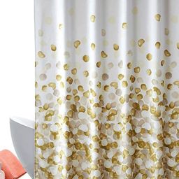 homewards White & Yellow Printed Shower Curtains-41