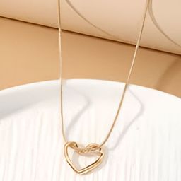 Goho Heart Knot Necklace-image-36