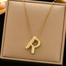 DIVASTRI Gold-Plated Contemporary Pendants with Chains-16