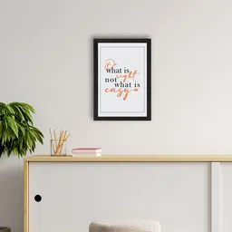 eCraftIndia White Motivational Quote Wall Painting-image-59