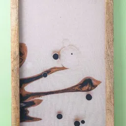 The Decor Mart White & Maroon Pebble Art Painting Wall Art-image-77