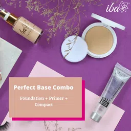 Iba Perfect Base Primer With Foundation & Compact Combo- Ivory Fair image 4